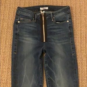 Good American Exposed Zipper Good Waist Jeans